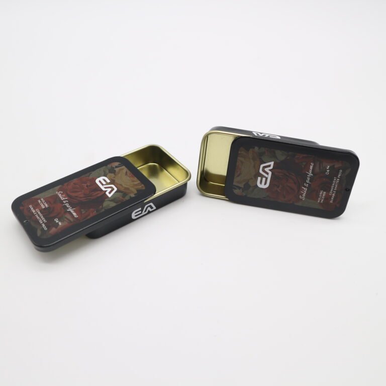 rectangular Tin Box – Slide, 66x36x15mm