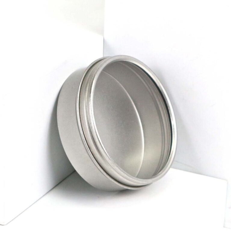 Round Tin Box – 3oz, Window lid, dia 70xH25mm