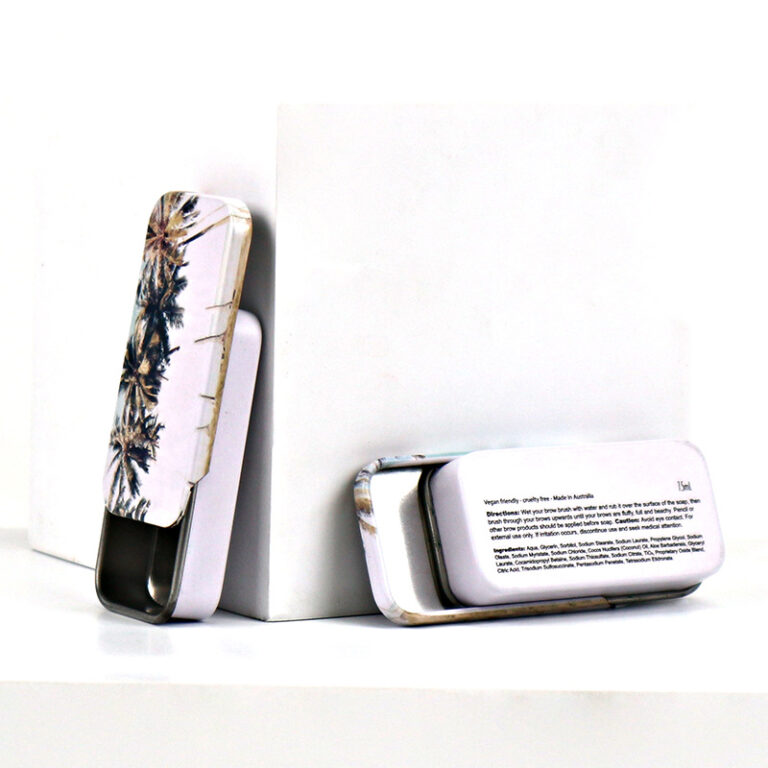 Rectangular Tin Box – Slide, 51x26xH10mm