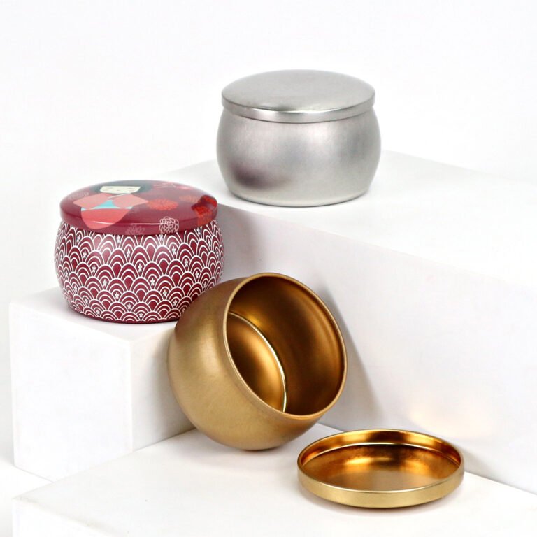 Bubble Tin Can – 4oz, slip lid, dia75xH47mm