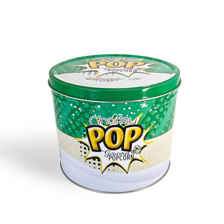 Custom Tin Bucket – Round, 2 gallon, slip lid, top dia260xBottom Dia230xH200mm