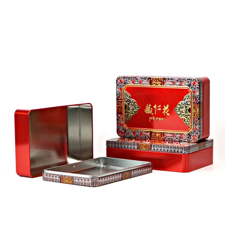 Rectangular Tin Box – Neck-In Lid, 200x134x53mm