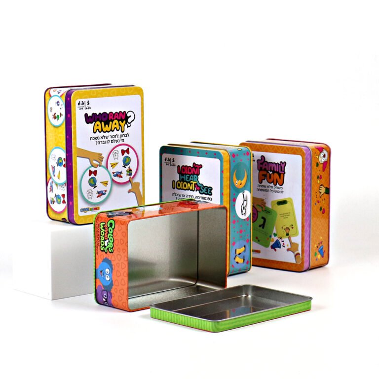 rectangular Tin Box – Slip lid, 155x103x55mm