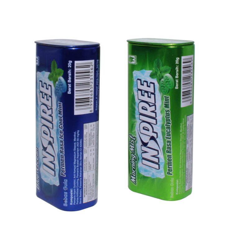 Rectanglar Tin Can – Hinged Lid, 31x20xH81mm