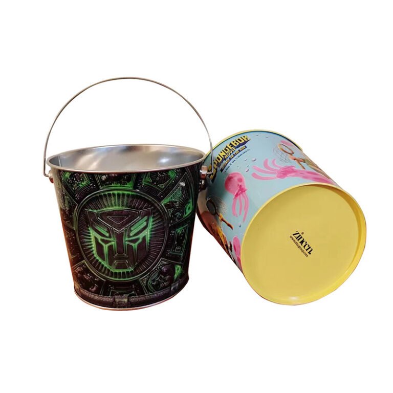 Popcorn Tin Container