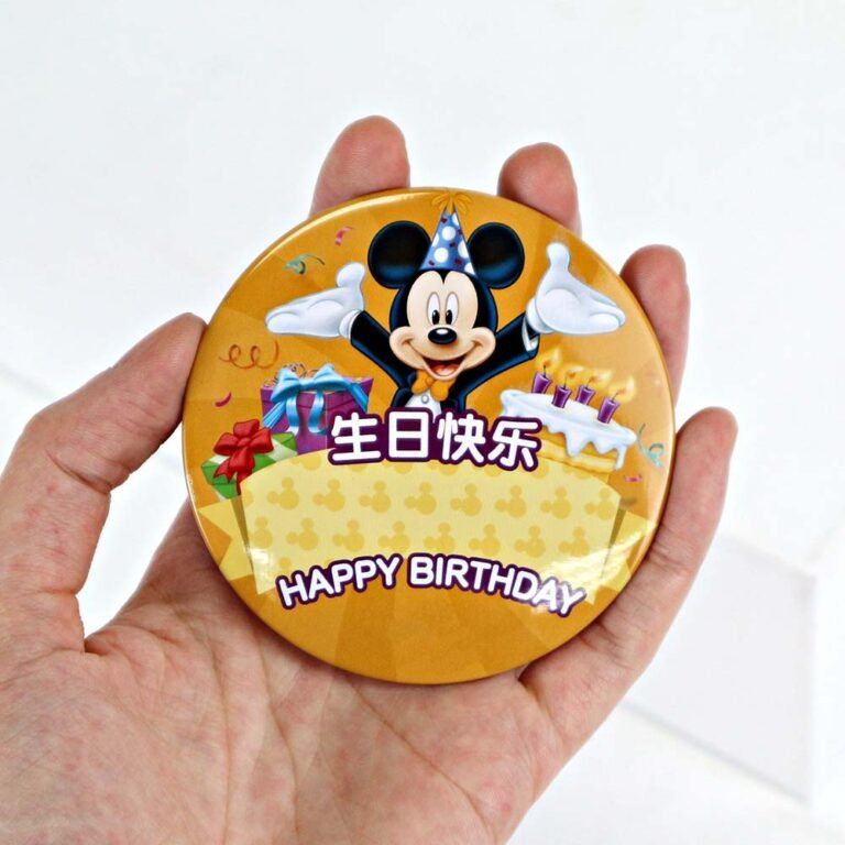 Custom Round Metal Pins & Badges,Dia75x4.5mm