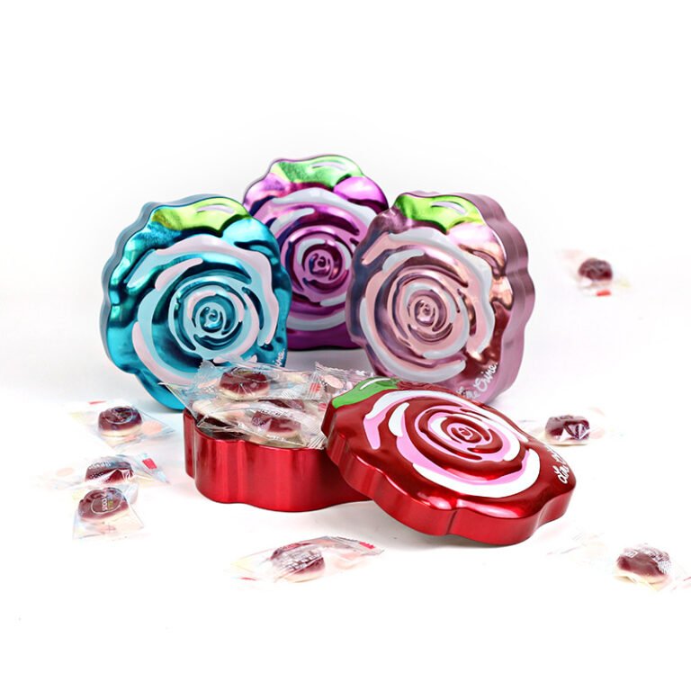 Handmade Soap Tin Box – Flower, Slip Lid, 125x115x30mm