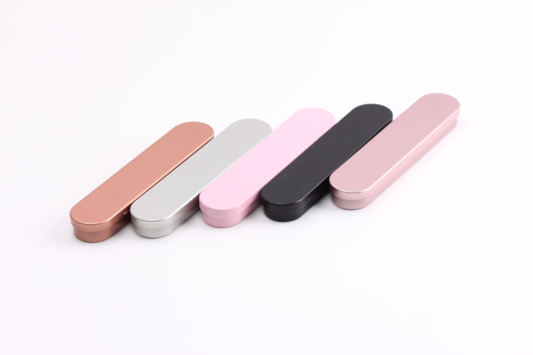 Rectangular Tin Packaging | Hinged Lid | Pen Tool Box