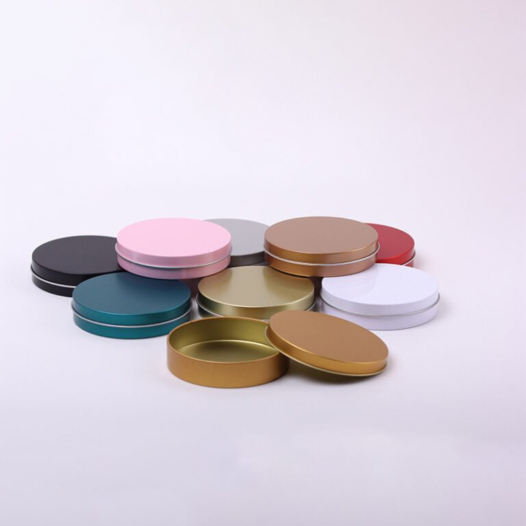 Round Tin Packaging | slip Lid | small storage Box