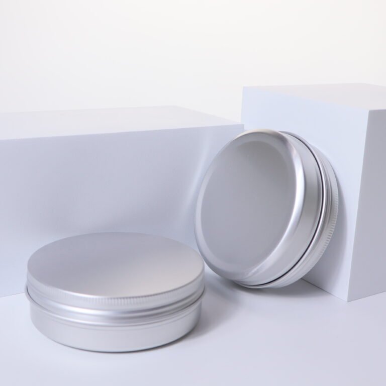 Round Aluminum Jar | 3.5 oZ (100ml) | Screw-top Lid