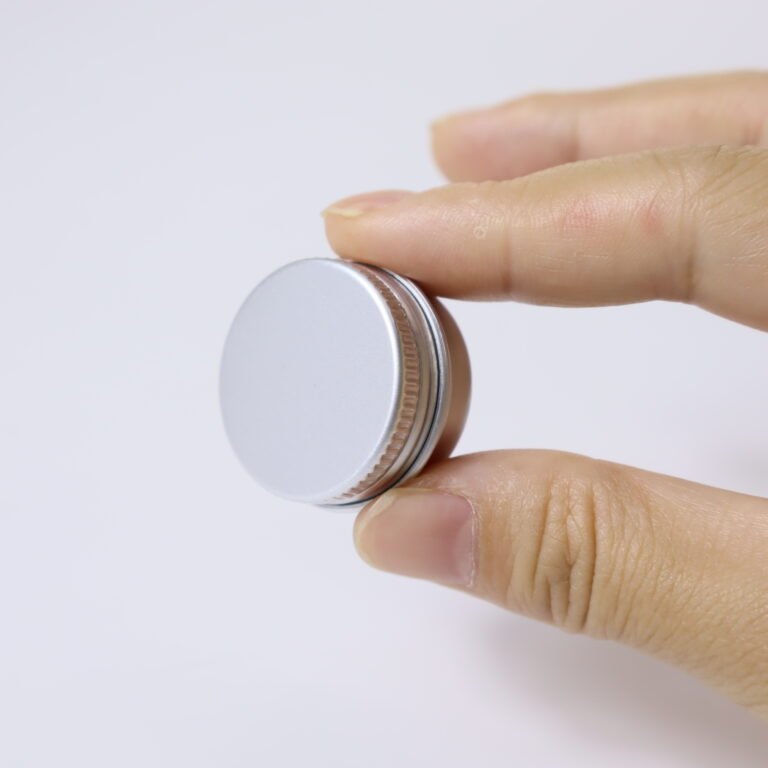 Round Aluminum Jar | 0.18 oZ (5ml) | Screw-top Lid