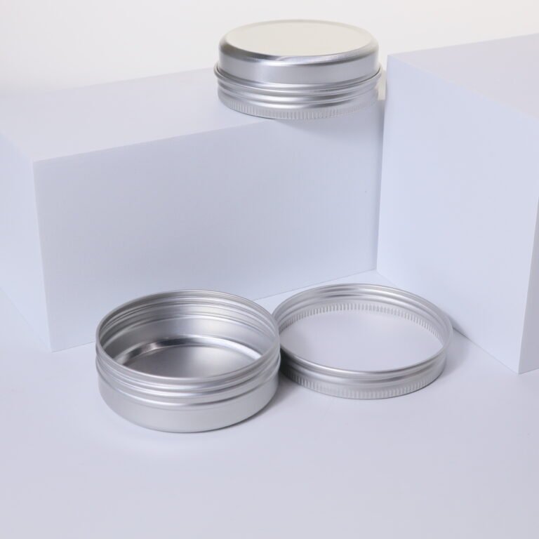 Round Aluminum Jar | 2 oZ (60ml) | Screw-top Lid