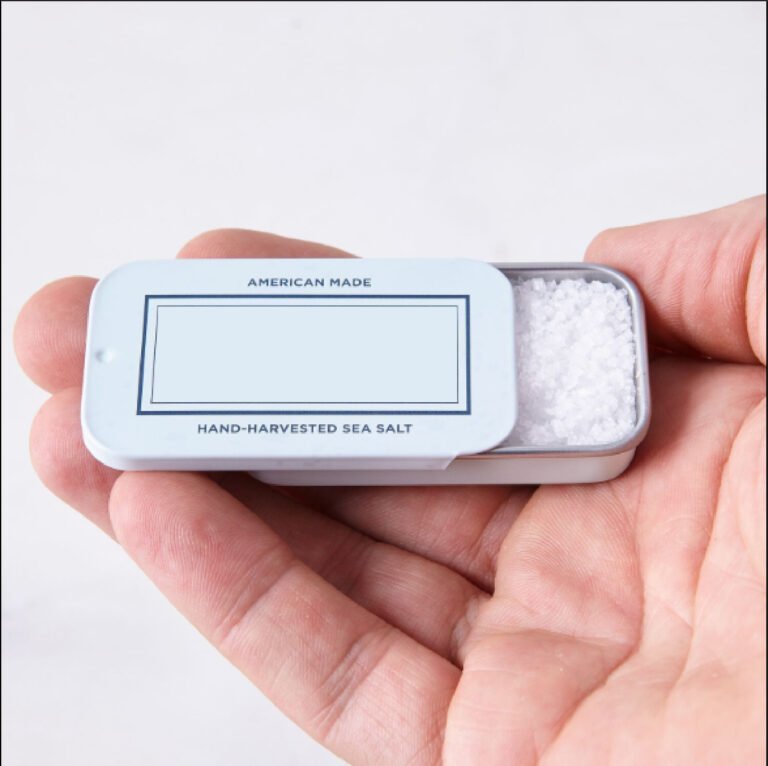 Sea Salt tin Containers