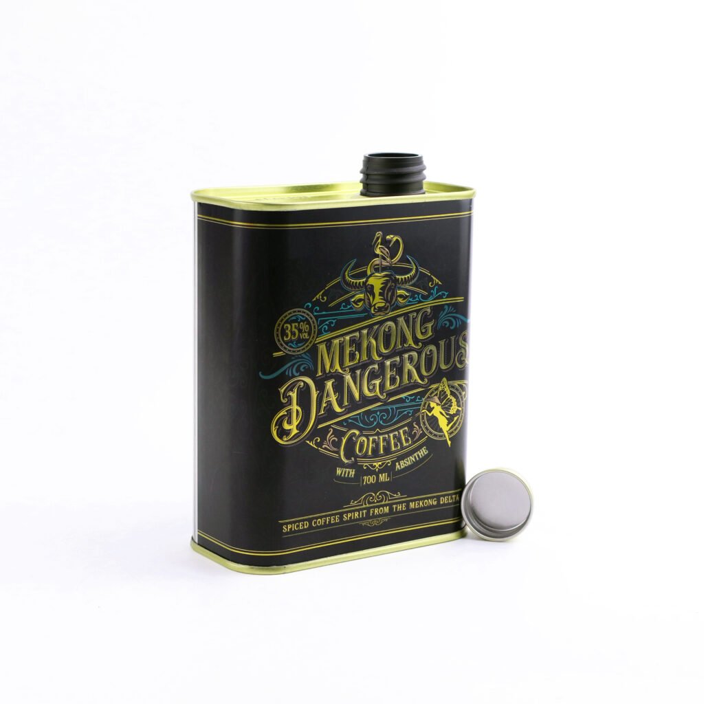 Tinspkg custom coffee spirits tin can