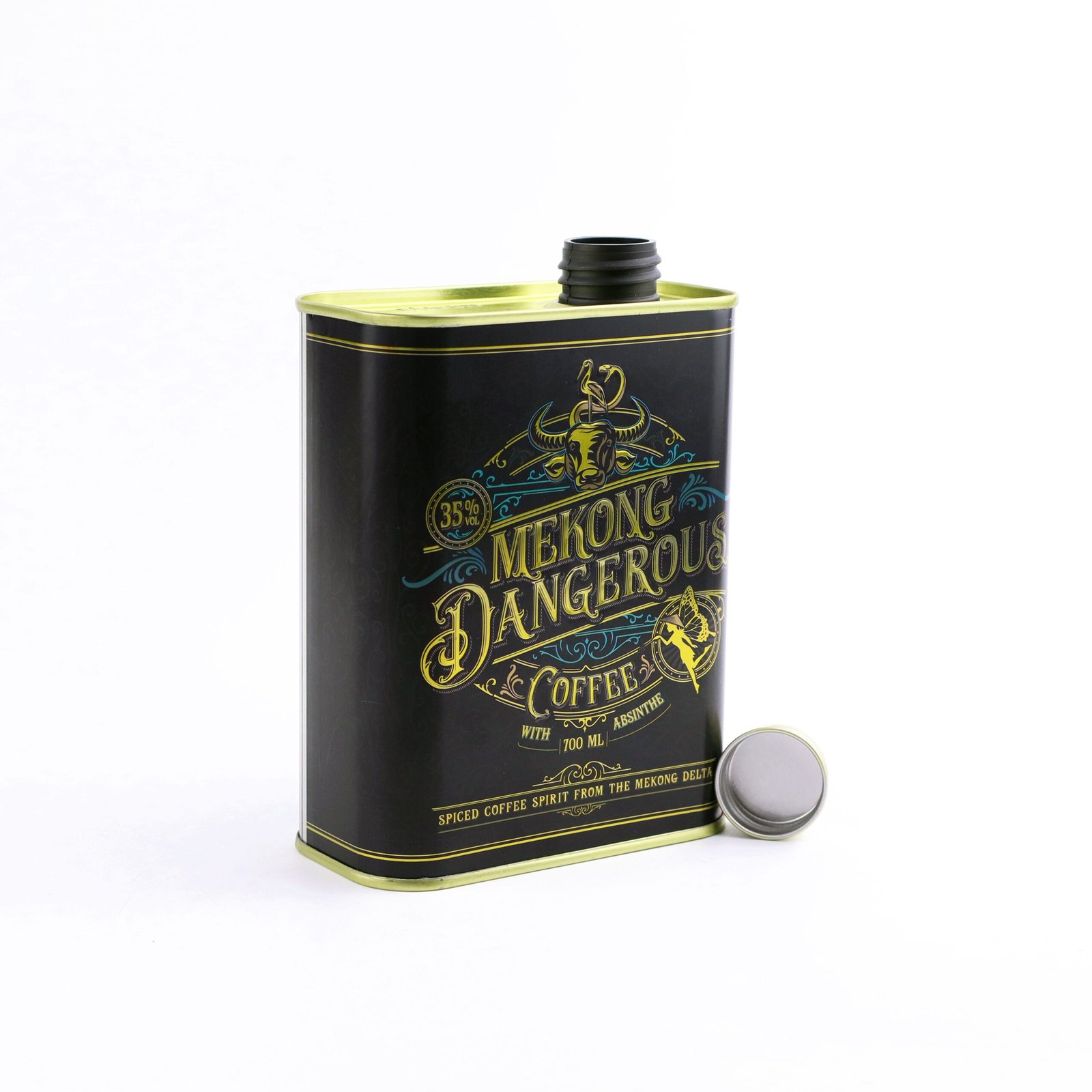 Tinspkg custom coffee spirits tin can